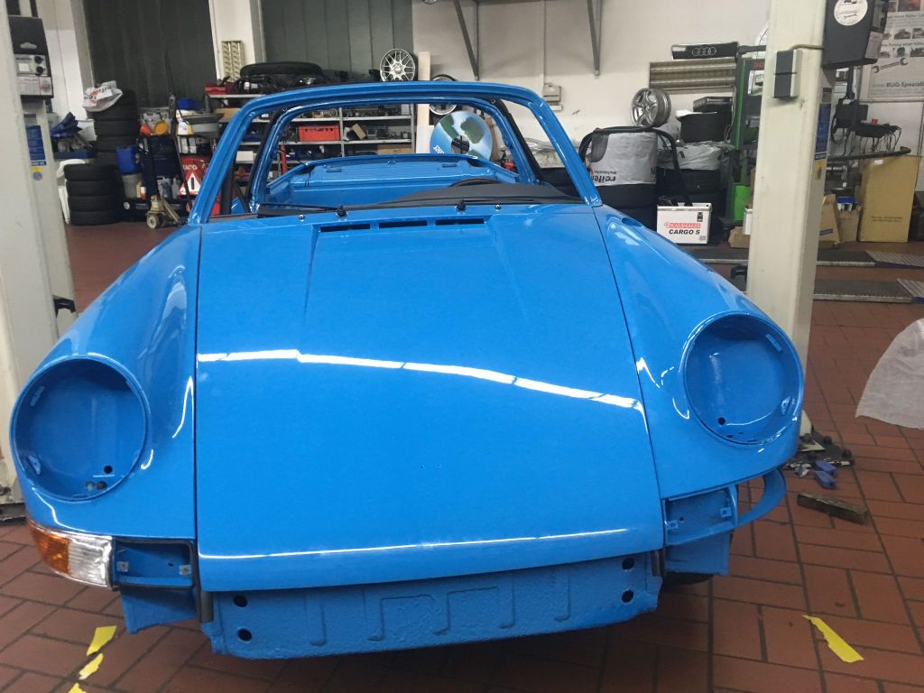 Porsche Front Restaurierung