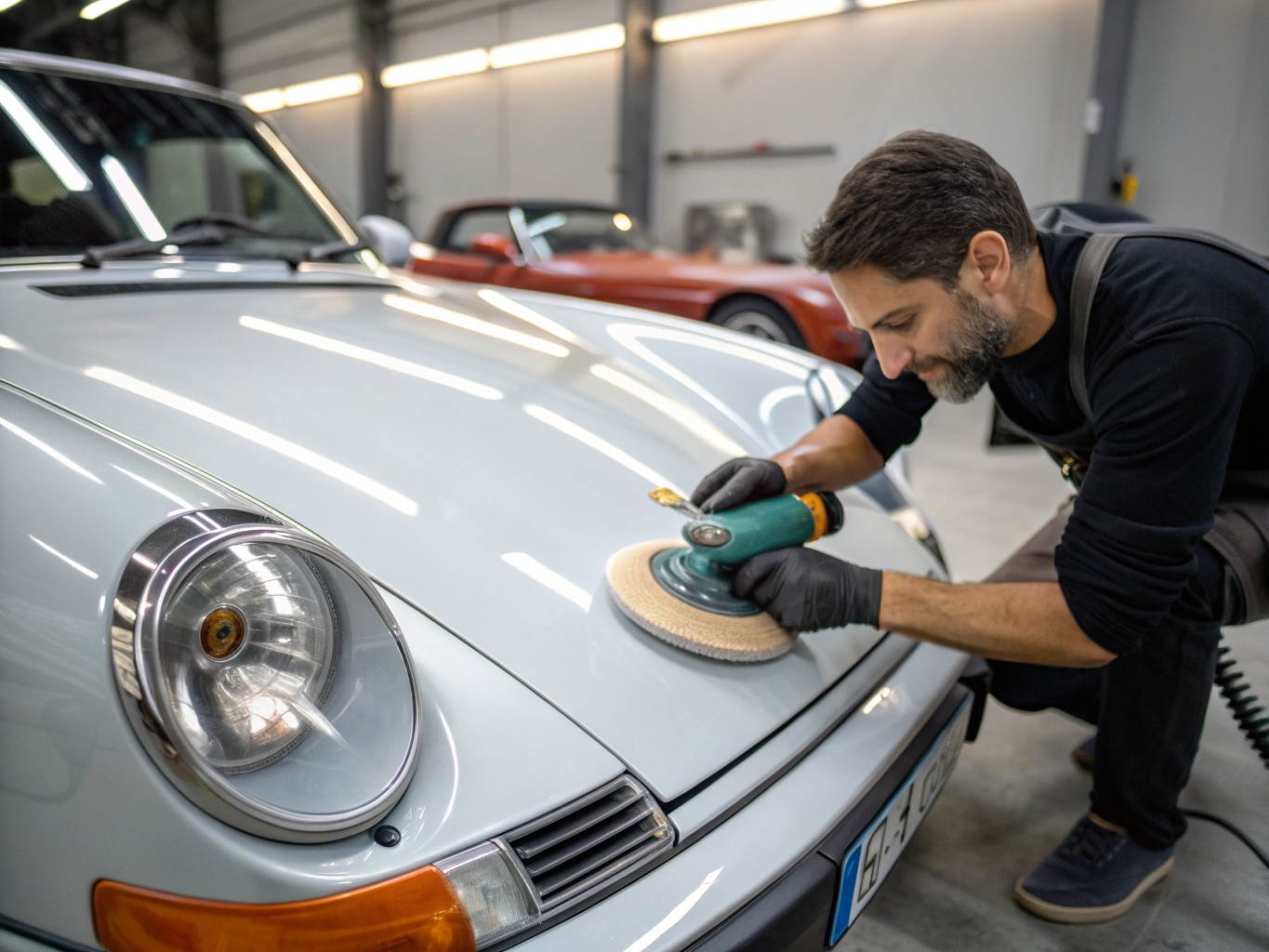 Porsche Lack Politur